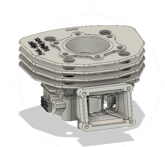 CAD model of a cylinder